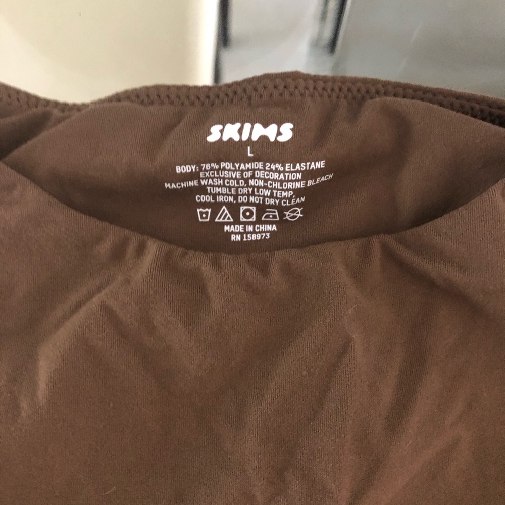 SKIMS Brown Bodysuit Size L